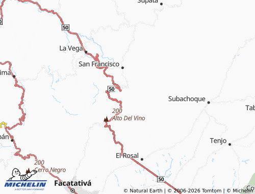 Carte MICHELIN La Cumbre - ViaMichelin