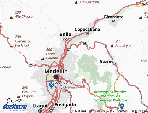 Carte MICHELIN La Avanzada - ViaMichelin