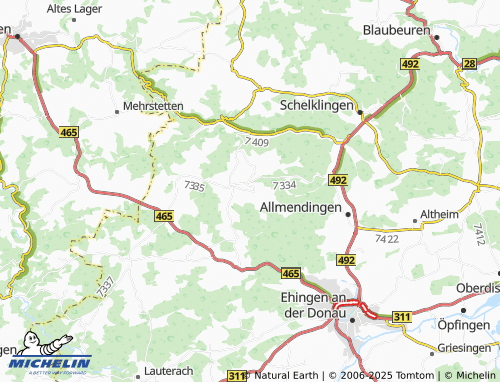 MICHELIN Weilersteusslingen map - ViaMichelin