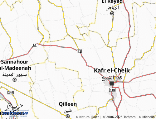 MICHELIN Ezbet Ali Arab map - ViaMichelin