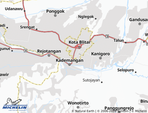 MICHELIN-Landkarte Rembang - ViaMichelin