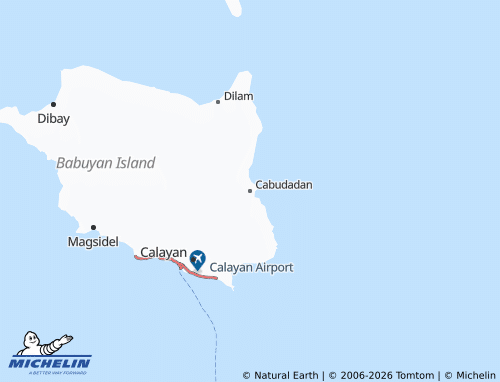 MICHELIN Cabudadan map - ViaMichelin