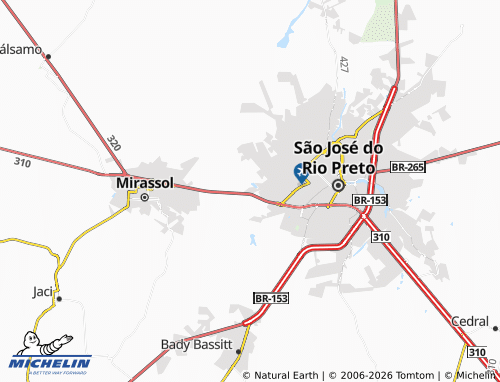 Mapa MICHELIN Jardim Cedro - ViaMichelin