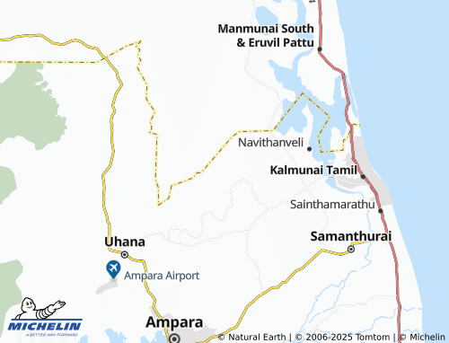 MICHELIN Veheragama East map - ViaMichelin