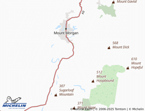MICHELIN Nine Mile Creek map - ViaMichelin