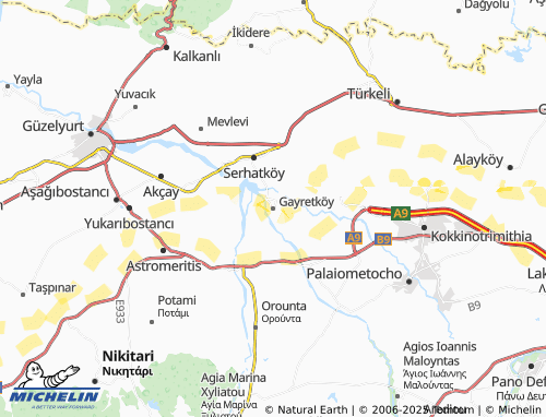 MICHELIN Gayretköy map - ViaMichelin