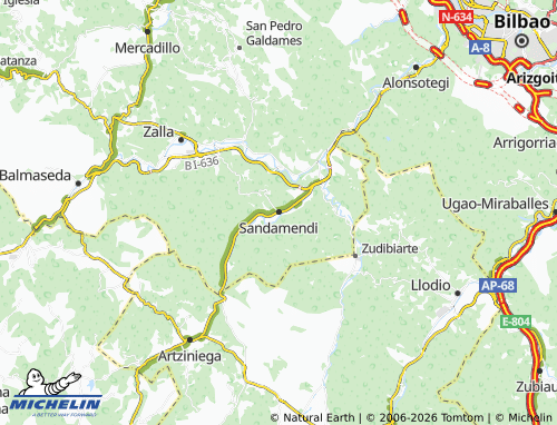 Mapa MICHELIN Sandamendi - ViaMichelin