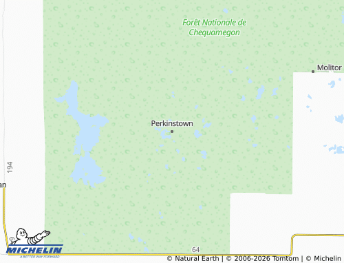 Carte MICHELIN Perkinstown - ViaMichelin