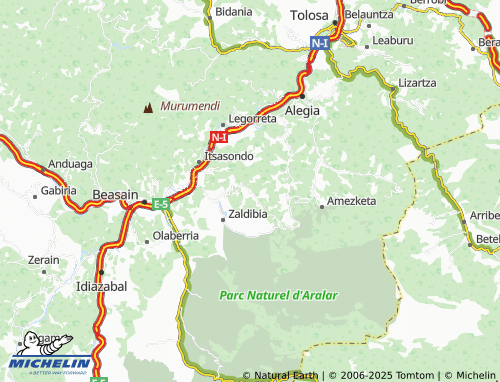 Mapa MICHELIN Gaintza - ViaMichelin