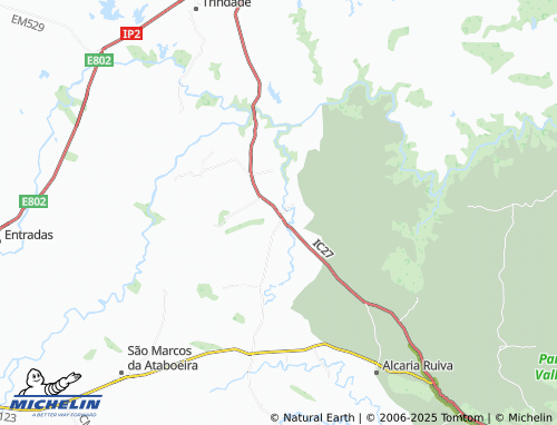 MICHELIN-Landkarte Vale de Açor de Baixo - ViaMichelin