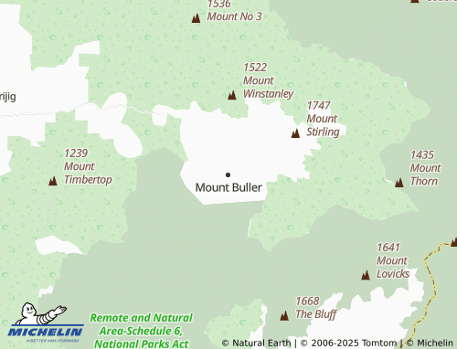 MICHELIN Mount Buller map - ViaMichelin