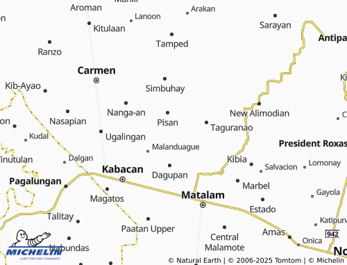 MICHELIN Bannawag map - ViaMichelin
