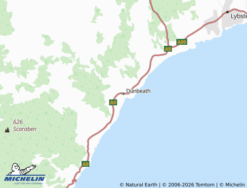 Carte MICHELIN Dunbeath - ViaMichelin