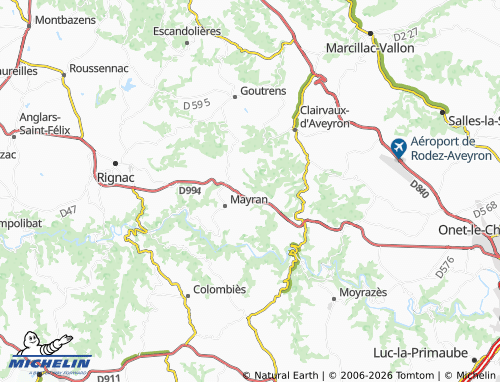 MICHELIN Ruffepeyre map - ViaMichelin