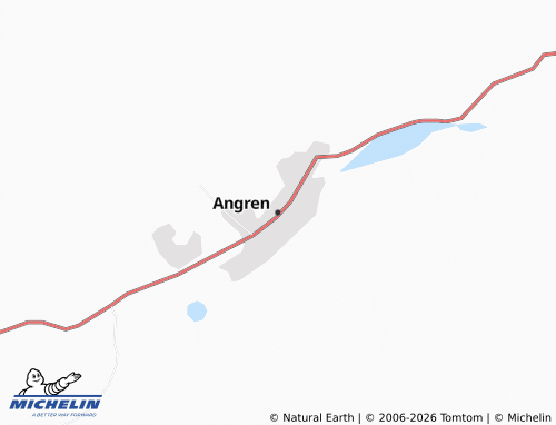 MICHELIN Angren map - ViaMichelin