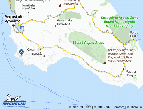 Mapa MICHELIN Vlachata - ViaMichelin