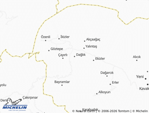 Mapa MICHELIN Dağlık - ViaMichelin