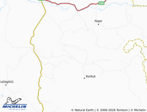 Mappa MICHELIN Karahasan - ViaMichelin