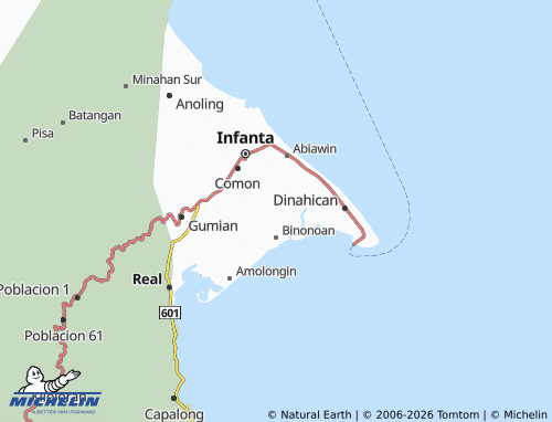MICHELIN Alitas map - ViaMichelin