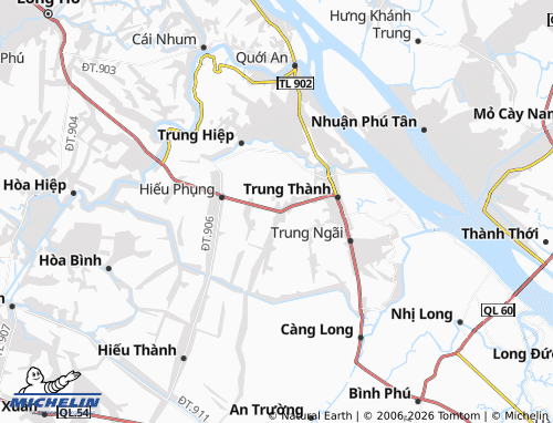 Mappa MICHELIN Trung Hiếu - ViaMichelin