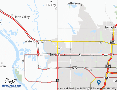 Mappa MICHELIN Elkhorn - ViaMichelin