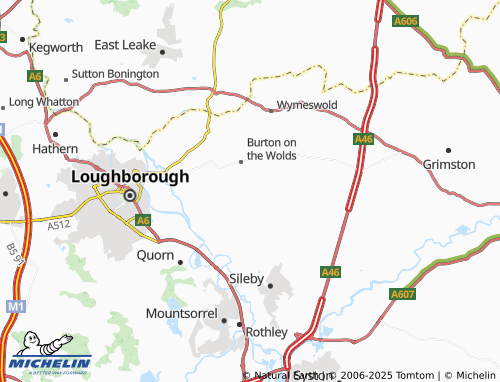 Mappa MICHELIN Walton on the Wolds - ViaMichelin