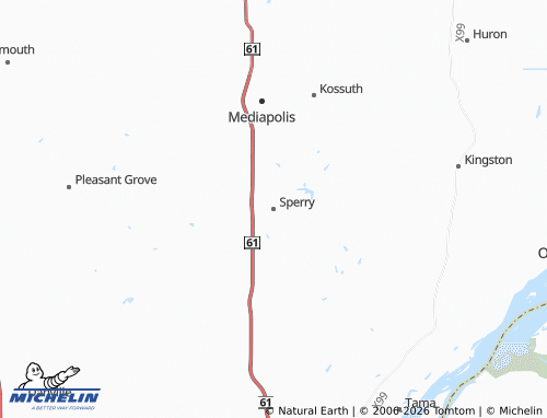 Mapa MICHELIN Sperry - ViaMichelin