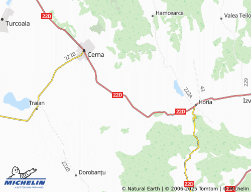 MICHELIN Mircea Vodă map - ViaMichelin