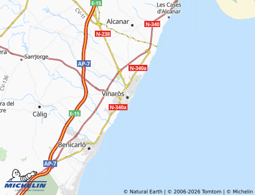 Mappa MICHELIN Vinaròs - ViaMichelin
