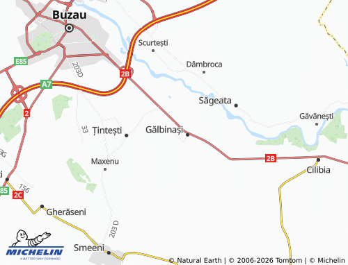 Mappa MICHELIN Tăbărăști - ViaMichelin