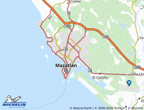 Mapa MICHELIN Constitución - ViaMichelin