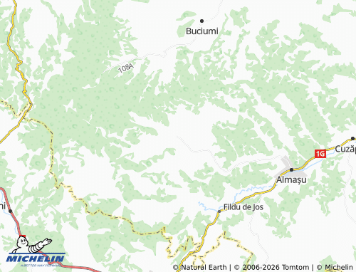Mappa MICHELIN Mesteacănu - ViaMichelin