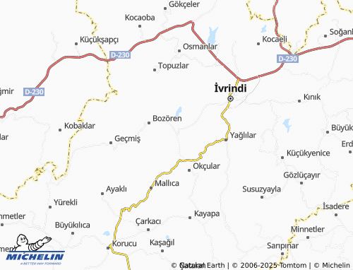 MICHELIN-Landkarte Karaçepiş - ViaMichelin