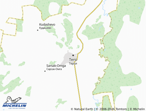 MICHELIN-Landkarte Tersi - ViaMichelin