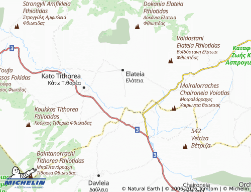 MICHELIN Lefkochori map - ViaMichelin