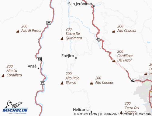 Mapa MICHELIN Ebéjico - ViaMichelin