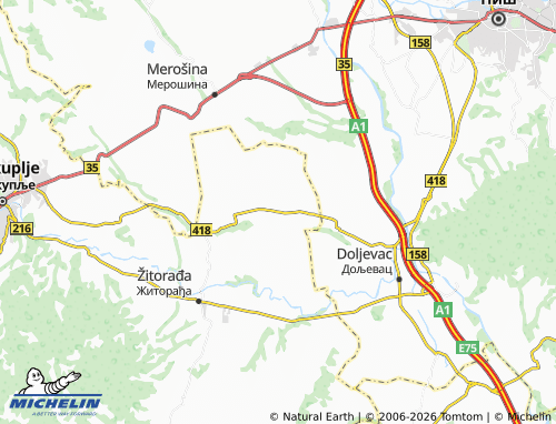Carte MICHELIN Samarinovac - ViaMichelin