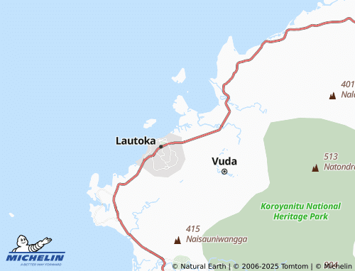 MICHELIN Namoli map - ViaMichelin