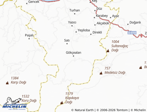 Mappa MICHELIN Gökçealan - ViaMichelin