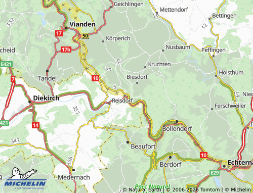 MICHELIN Wallendorf-Pont map - ViaMichelin