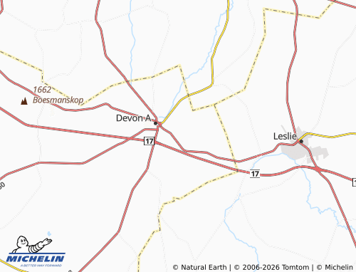 Mappa MICHELIN Devon B - ViaMichelin