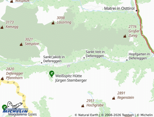 MICHELIN Gritzen map - ViaMichelin