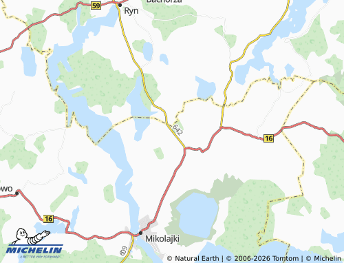 MICHELIN Lelek map - ViaMichelin