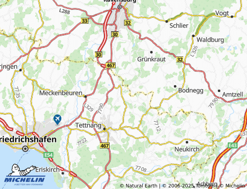 MICHELIN Knellesberg map - ViaMichelin