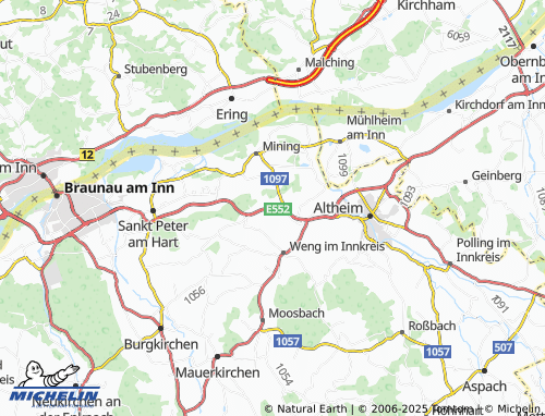 MICHELIN-Landkarte Leithen - ViaMichelin