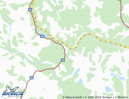 Carte MICHELIN Aareavaara - ViaMichelin