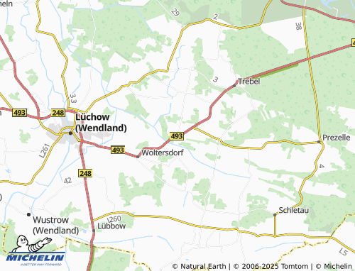 MICHELIN Klein Breese map - ViaMichelin