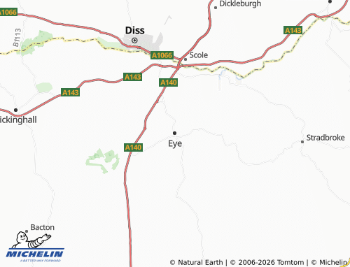 MICHELIN Eye map - ViaMichelin