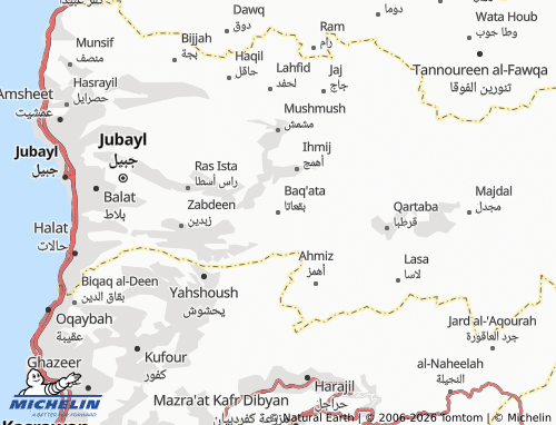 Mapa MICHELIN Baq'ata - ViaMichelin