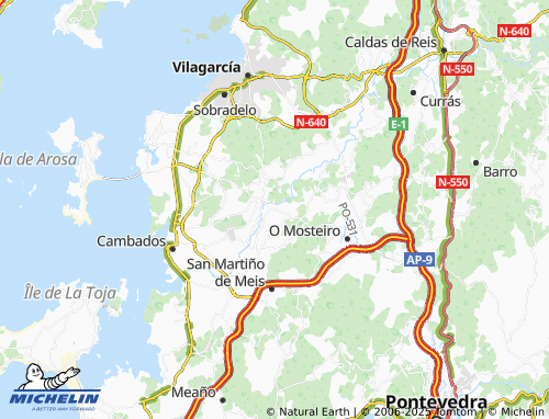 Carte MICHELIN Leiro (San Xoán) - ViaMichelin